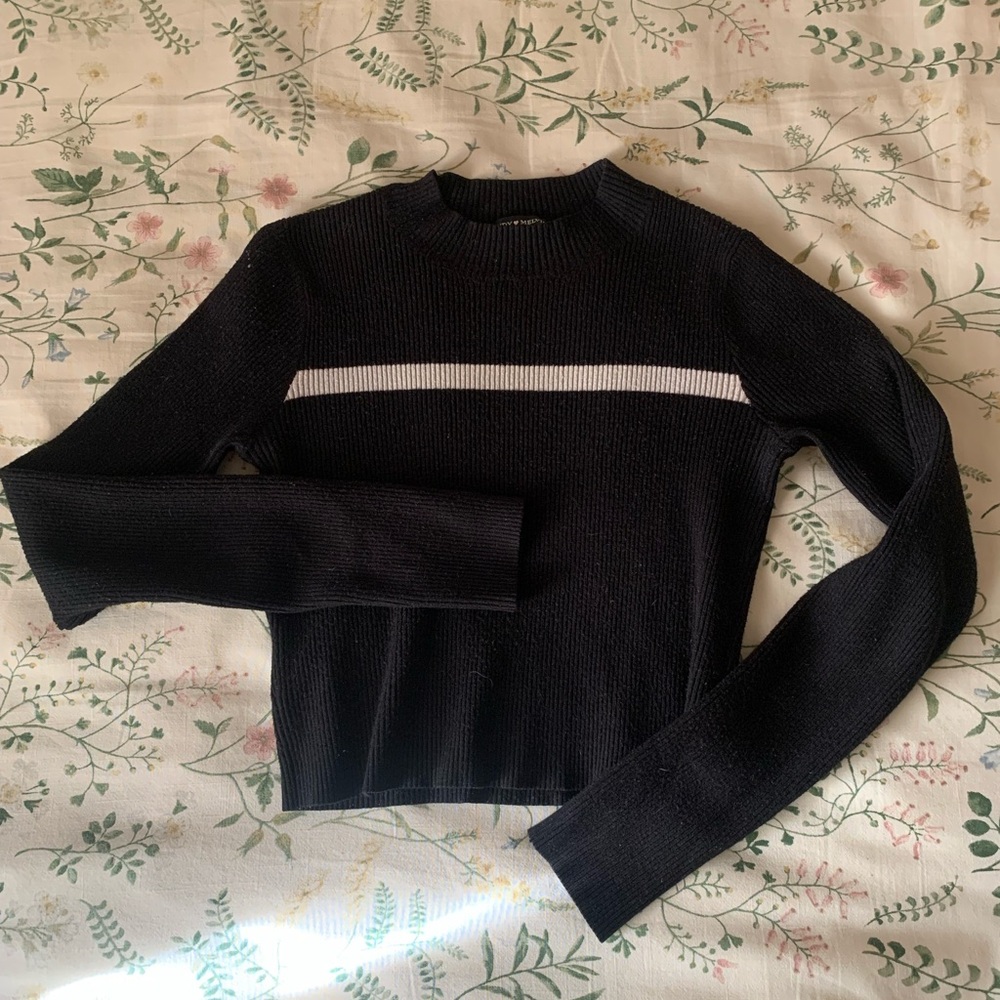 Brandy Melville Black mock neck sweater